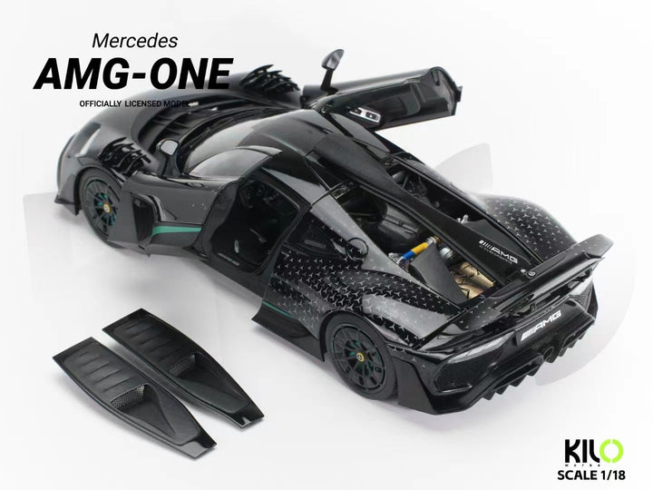 Kiloworks 1:18 Mercedes AMG ONE Black Diecast KLW000000