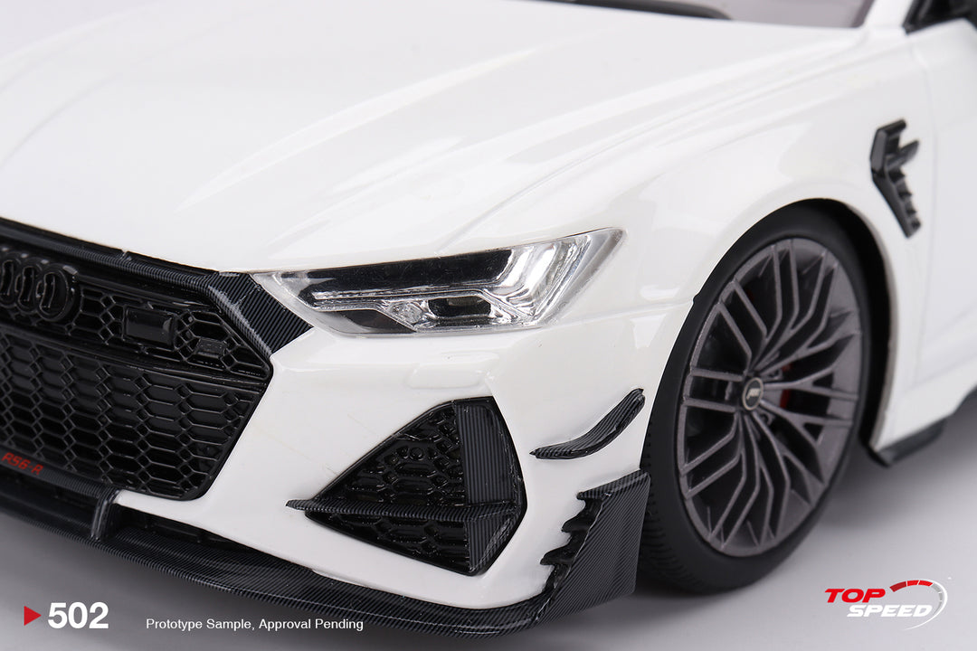 [Preorder] TOPSPEED 1:18 Audi ABT RS6-R Glacier White Metallic