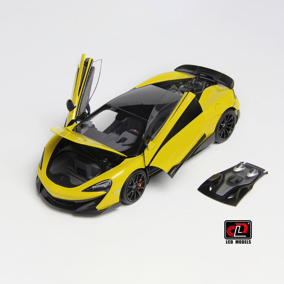 LCD 1:18 McLaren 600LT Diecast Yellow LCD18006-YE