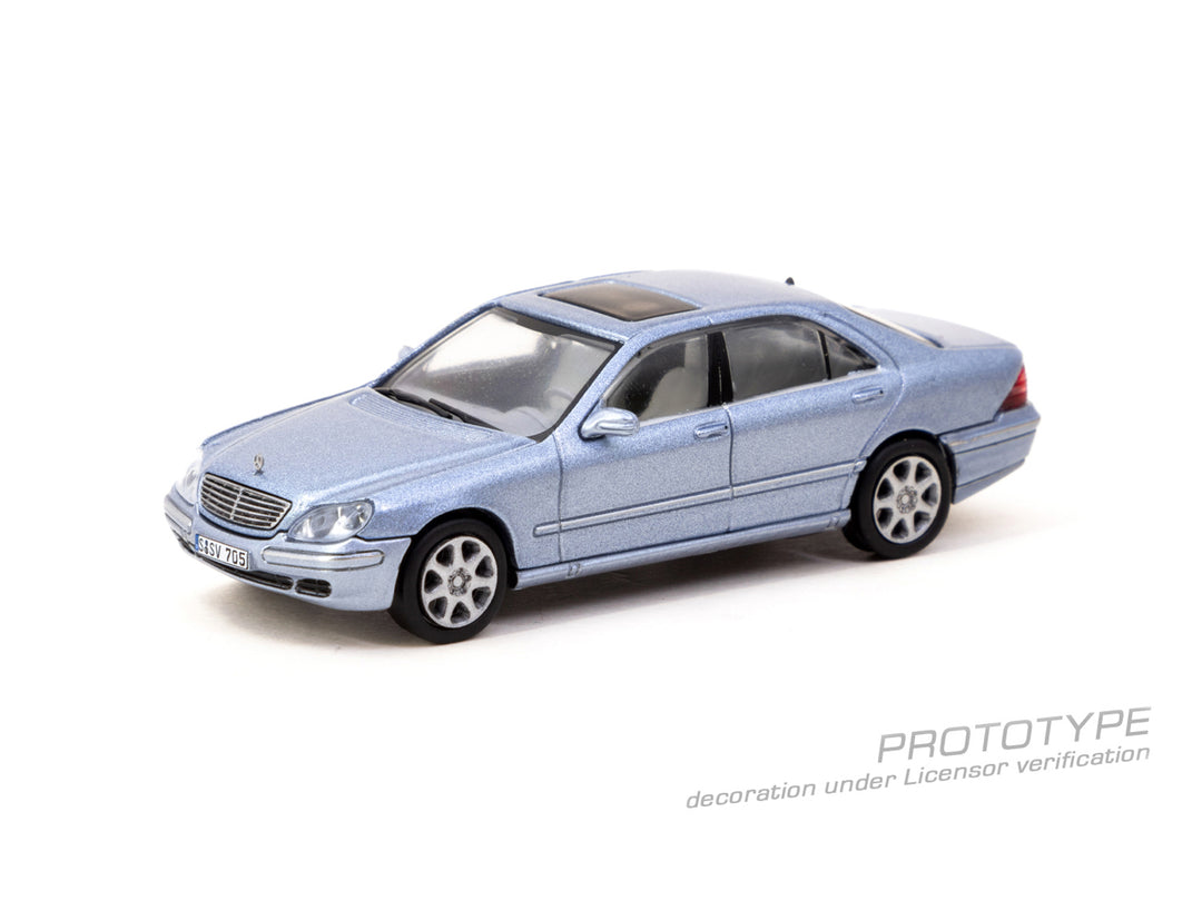 [Preorder] Tarmac Works 1:64 Mercedes-Benz S-Class Horizon Blue Metallic T64G-072-BL