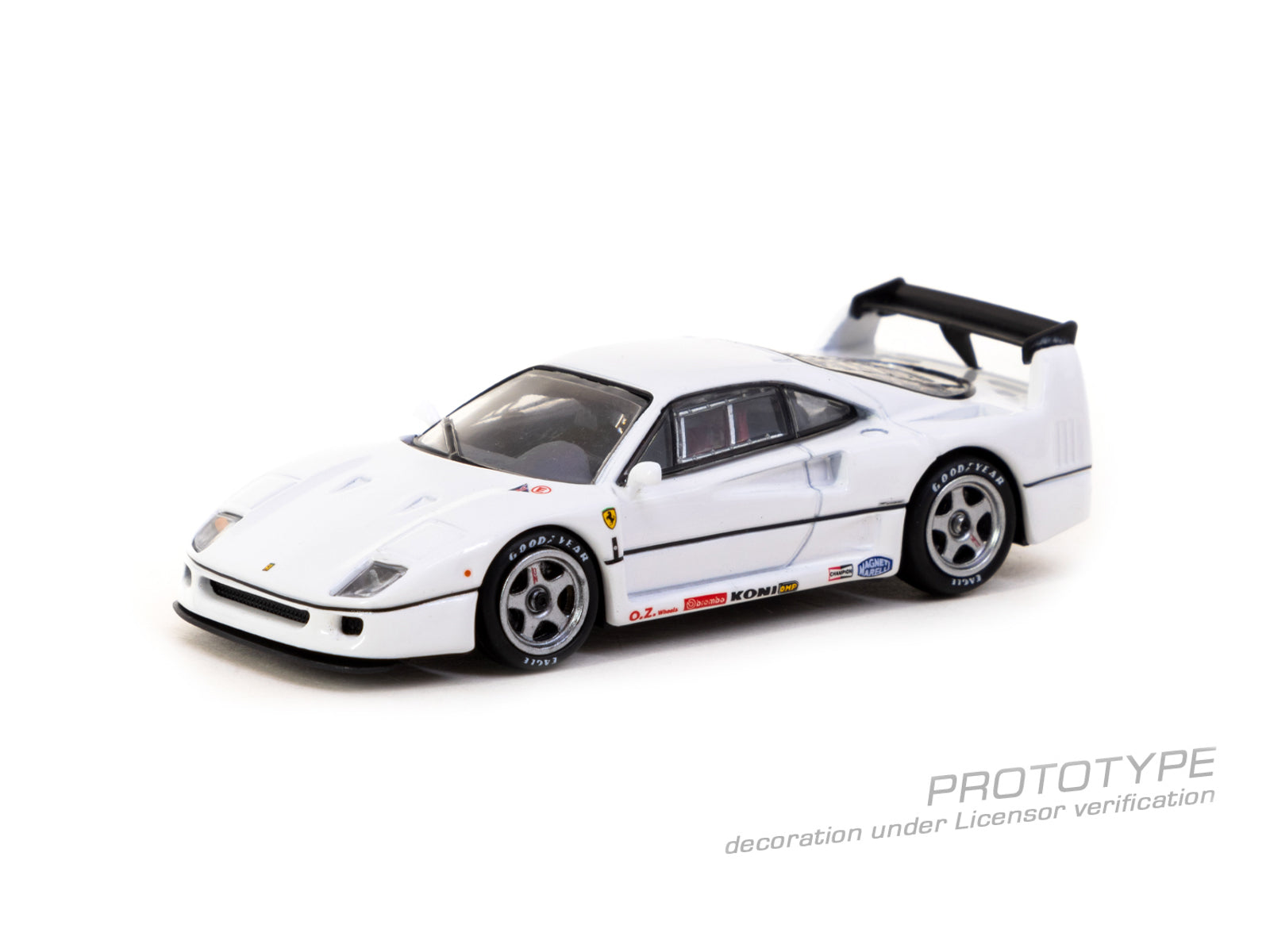 Tarmac Works 1:64 Ferrari F40 Lightweight White T64R-076-WH