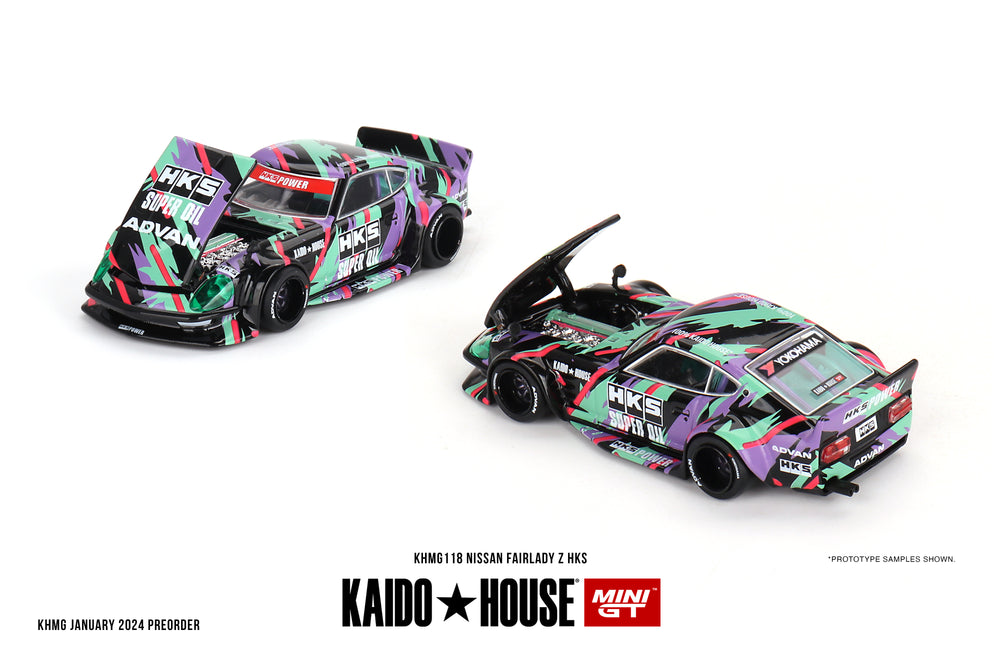Kaido House + Mini GT 1:64 Nissan Fairlady Z HKS KHMG118
