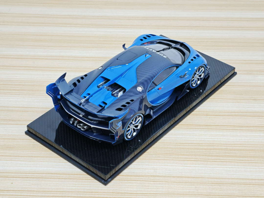 [Preorder] Runner 1:12 Bugatti Vision Gran Turismo - Carbon Fiber Blue