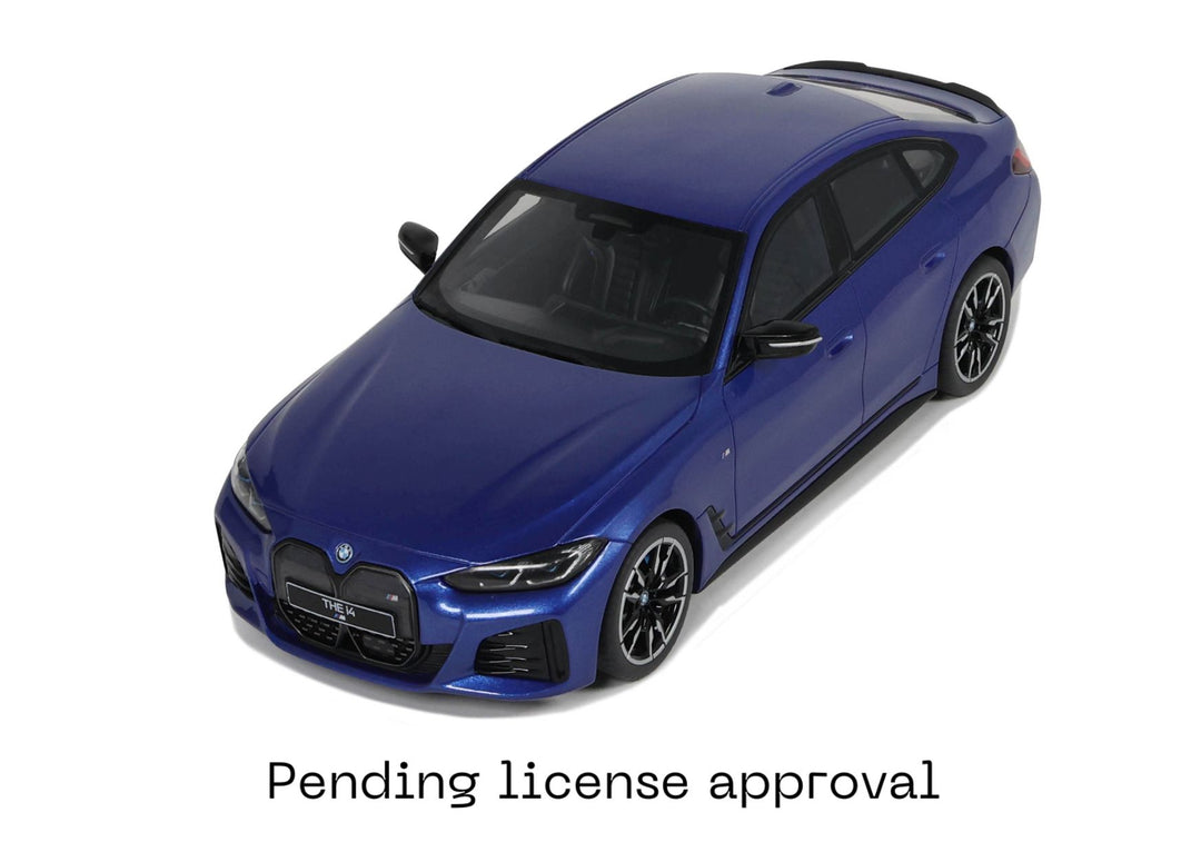 [Preorder] OttO 1:18 BMW I4 M50 BLUE 2021