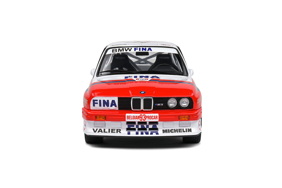 [Preorder] Solido 1:18 BMW E30 M3 WHITE #14 DUEZ BELGIUM PROCAR 1993