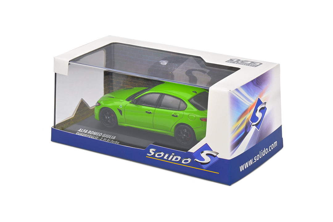 Alfa Romeo Giulia Quadrifoglio Blu Misano – Modellino Solido Scala 1/43 – Diecast 2025 - Foto 5