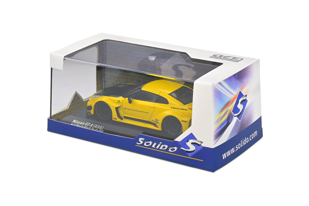 SOLIDO 1:43 Nissan GTR35 LBWK Silhouette White 2019 SOLIDO 1:43 Nissan GTR35 LBWK Silhouette White 2019