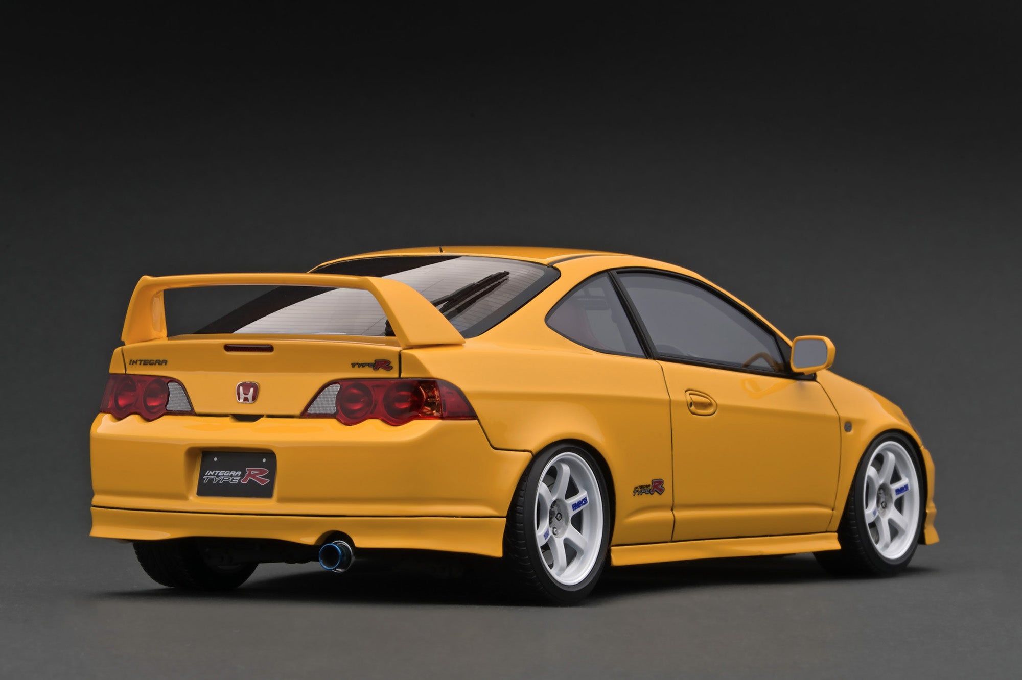 ホンダ 1/18 インテグラ HONDA INTEGRA 2023 イエロー IG 1:18 Honda INTEGRA (DC5) TYPE R Yellow IG3328 – Horizon Diecast