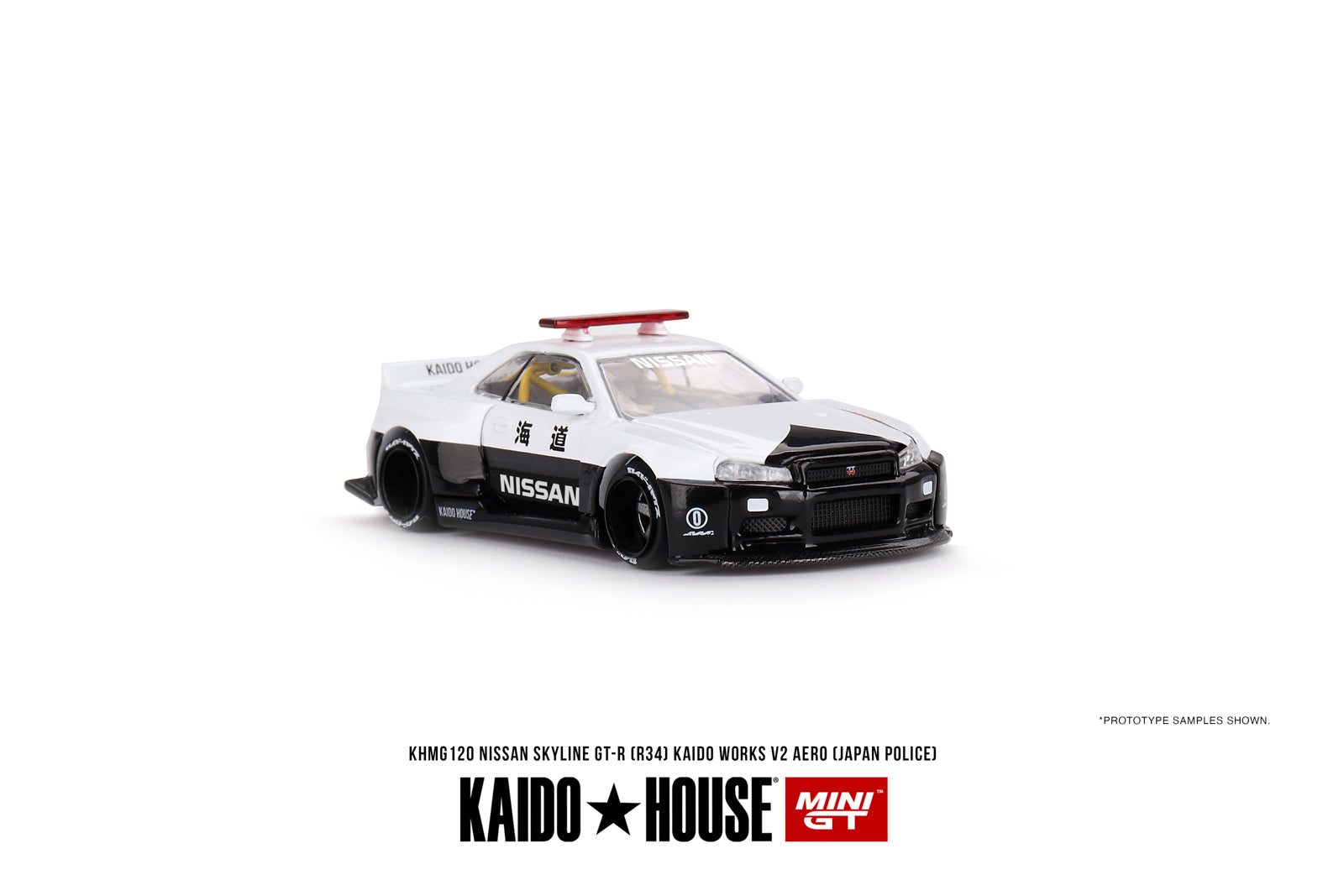 逆輸入 GT Mini + House Kaido 1:64 Kaido R34 GT-R Skyline Nissan 乗用車