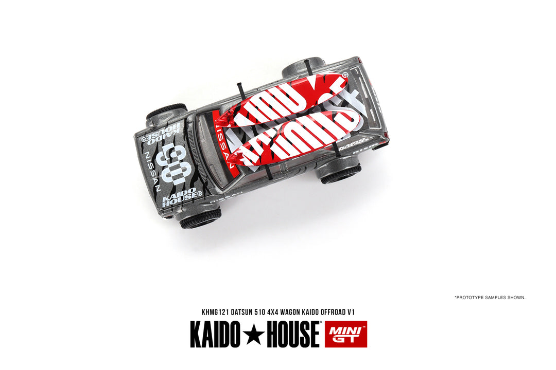 [Preorder] Kaido House + Mini GT 1:64 Datsun KAIDO 510 Wagon 4x4 Kaido Offroad V1