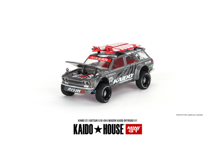 [Preorder] Kaido House + Mini GT 1:64 Datsun KAIDO 510 Wagon 4x4 Kaido Offroad V1