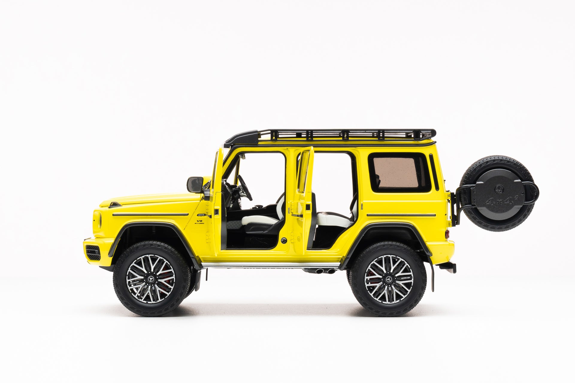 KengFai 1:18 Mercedes-AMG G63 4x4² Yellow – Horizon Diecast