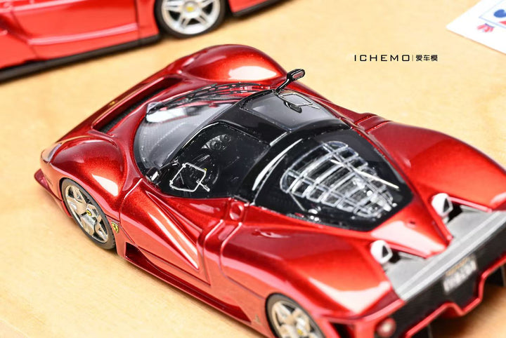 [Preorder] Demon Zone x DMH 1:64 Pininfarina P4/5 + Enzo Metallic Red Set