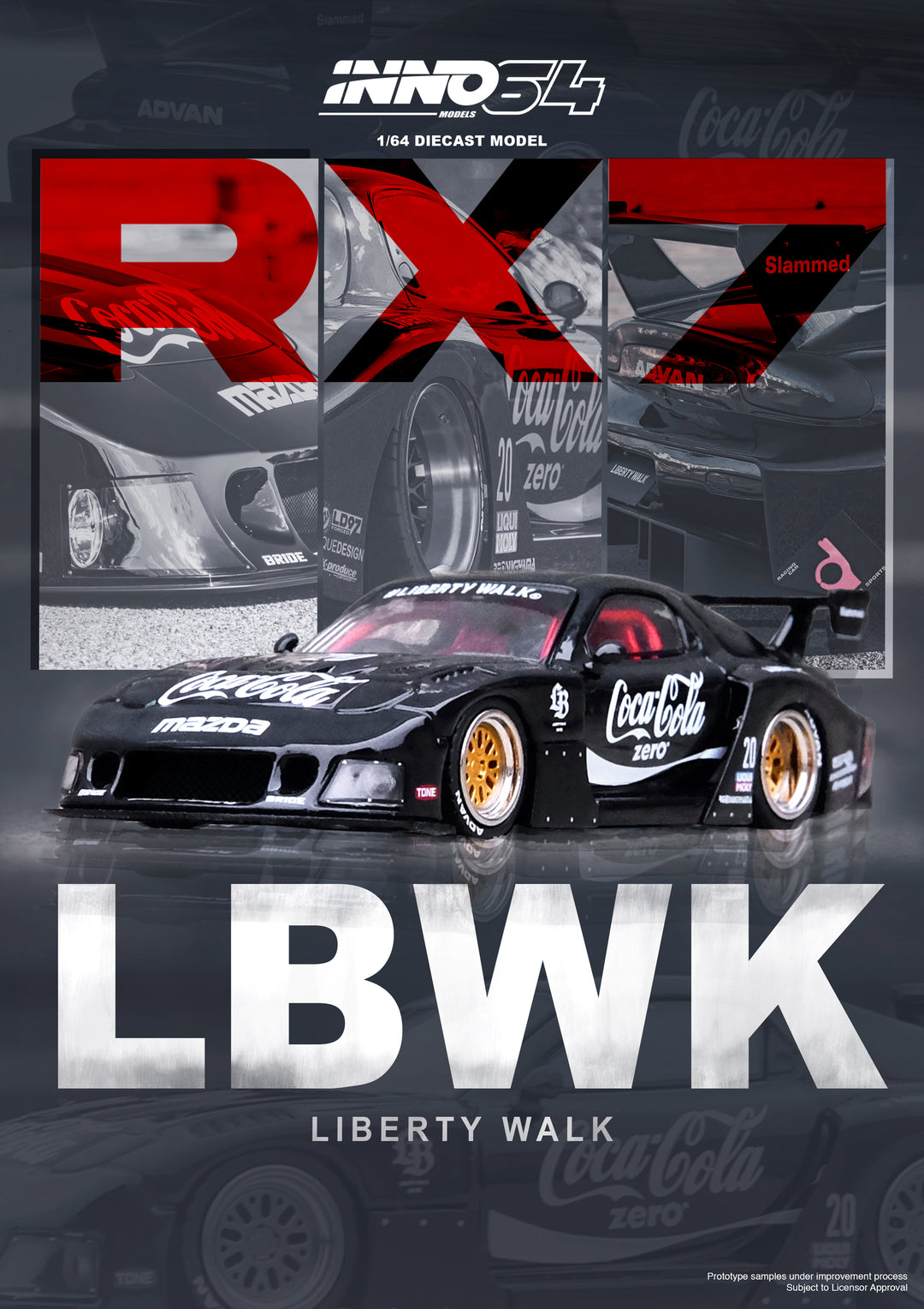 Inno64 1:64 Mazda RX7 (FD3S) LB-SUPER SILHOUETTE IN64-LBWK-RX7-01 ...