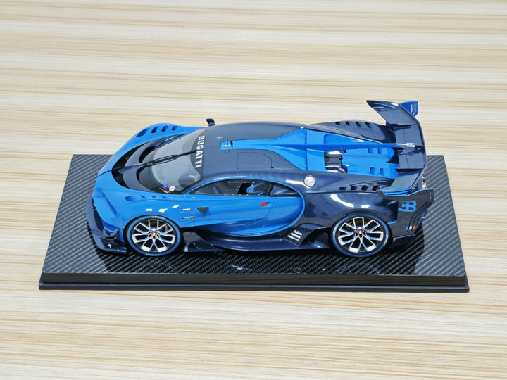 [Preorder] Runner 1:12 Bugatti Vision Gran Turismo - Carbon Fiber Blue
