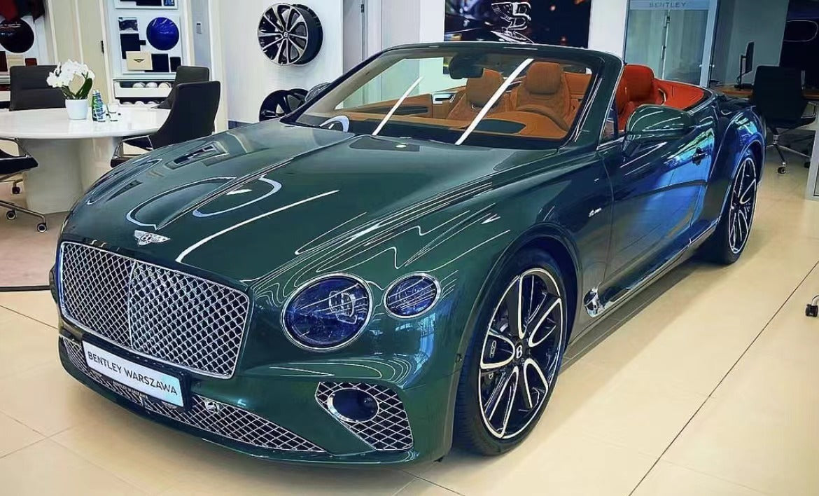 ミニカー　1/18 Bentley Continental GT Convertible(ブリティッシュレーシンググリーン) 「TOP SPEEDシリーズ」 [TS0290] Amazon | TOP SPEED 1/18 ベントレー コンチネンタル GT