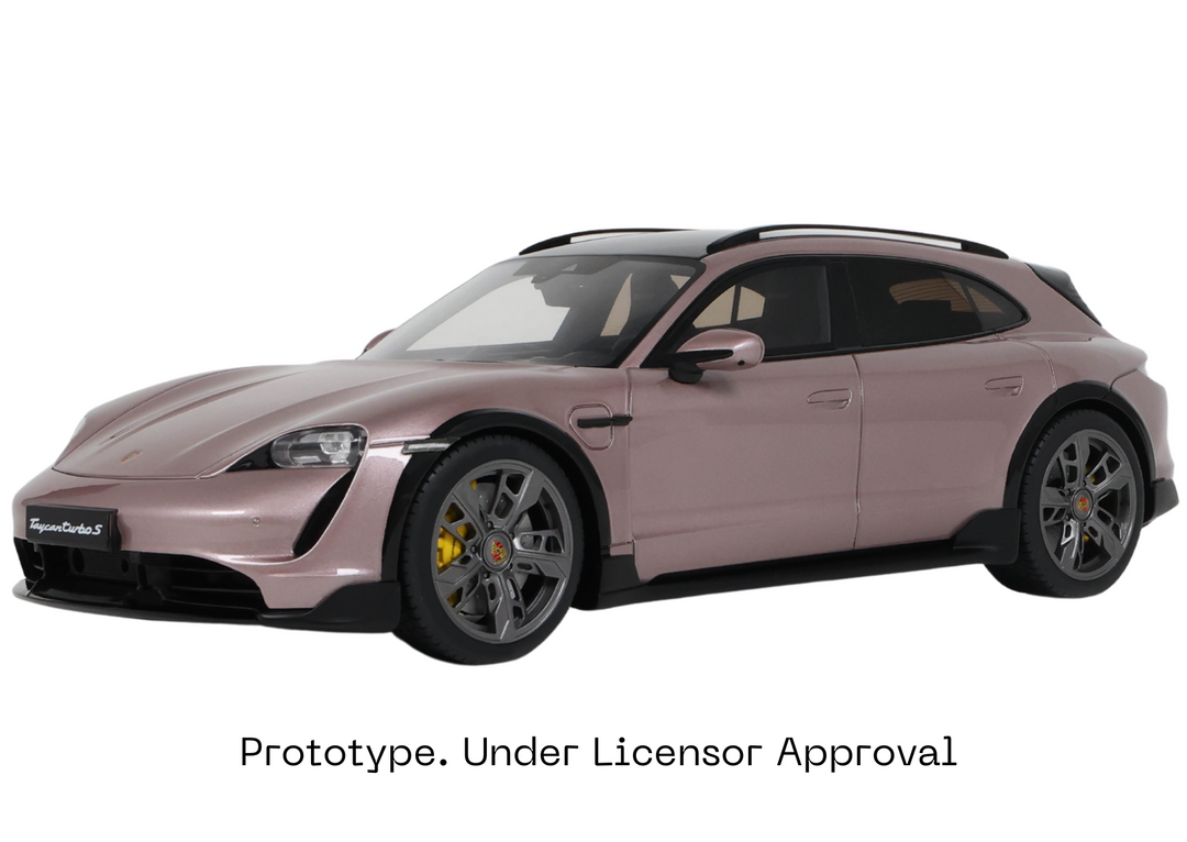 GT Spirit 1:18 Porsche Taycan Turbo S Cross Turismo Pink 2022 GT440
