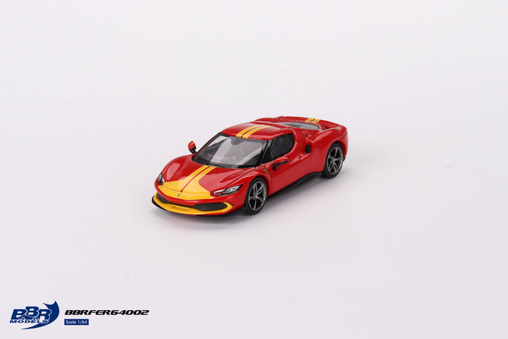 BBR 1:64 Ferrari 296 GTB Assetto Fiorano Rosso Corsa BBRFER64002