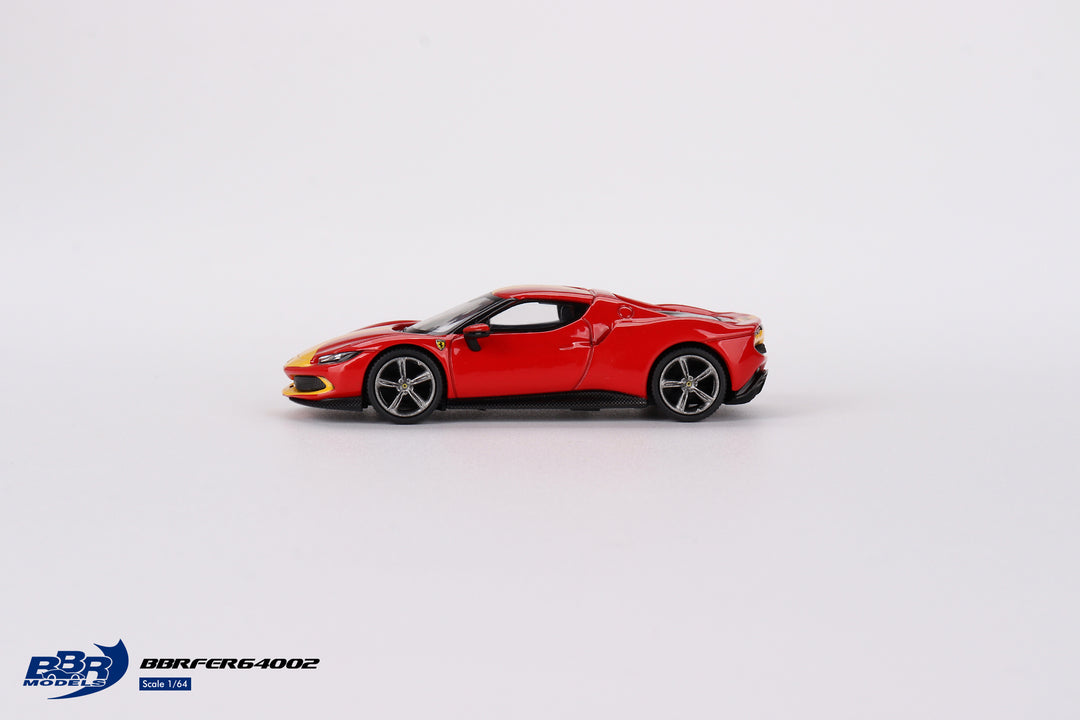 BBR 1:64 Ferrari 296 GTB Assetto Fiorano Rosso Corsa BBRFER64002 side