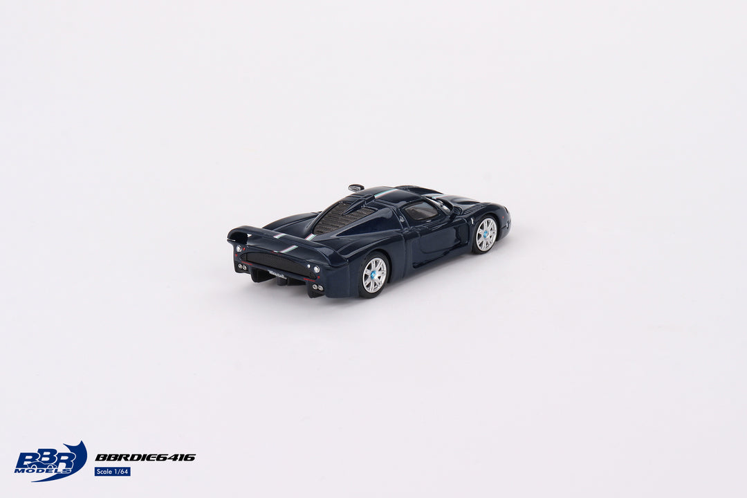 [Preorder] BBR 1:64 Maserati MC12 Stradale Blue Metallic w/ Stripe