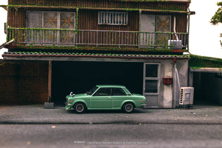 Tarmac Works 1:64 Datsun 510 Light Green T64R-052-GR