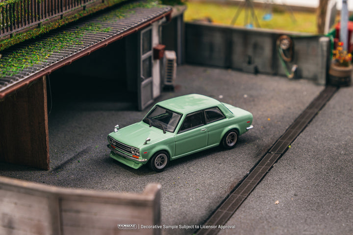 [Preorder] Tarmac Works 1:64 Datsun 510 Light Green