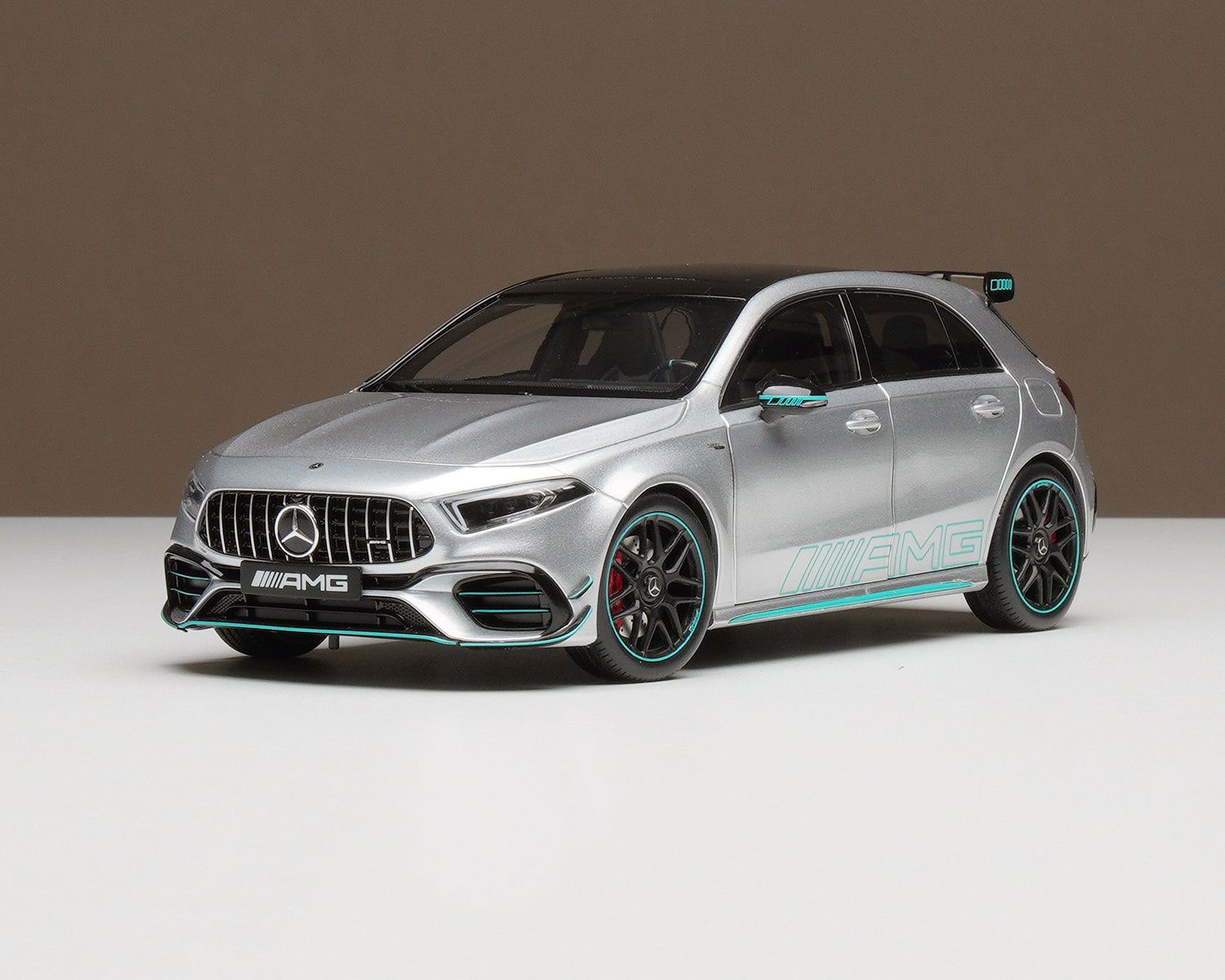 Official Mercedes-Benz AMG A45 S F1 Silver – Horizon Diecast