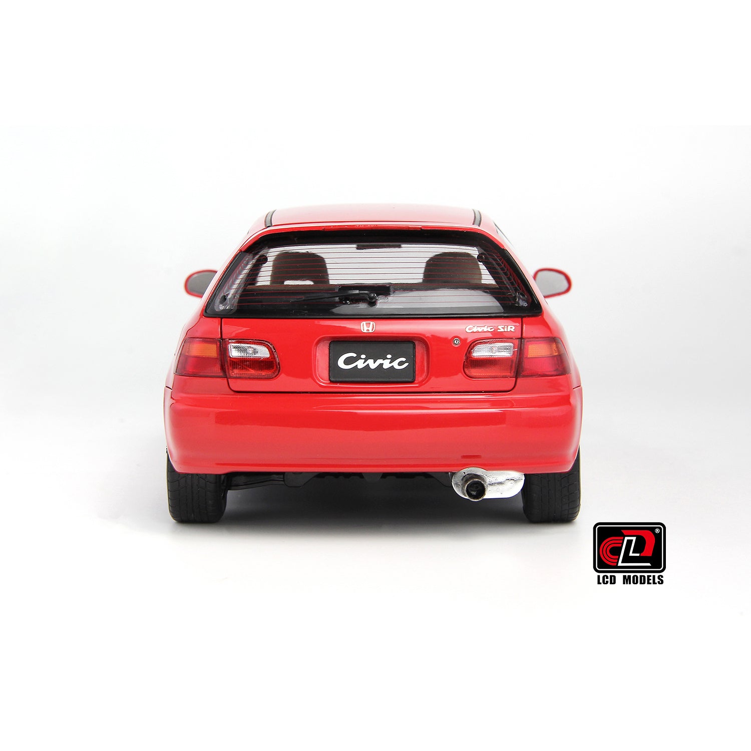 LCD 1:18 Honda Civic 5th Generation EG6 Red – Horizon Diecast