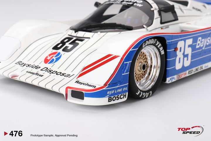 [Preorder] TOPSPEED 1:18 Porsche 962 #85 Bayside Disposal Racing 1987 IMSA