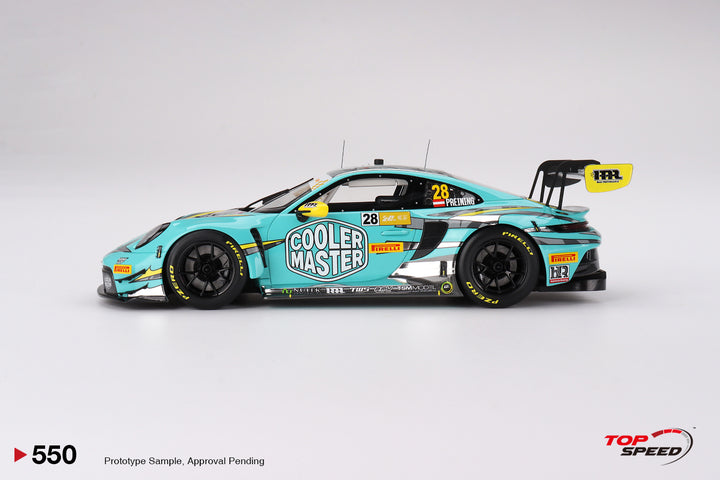 [Preorder] TOPSPEED 1:18 Porsche 911 GT3 R #27 HubAuto Racing 2023 FIA GT
