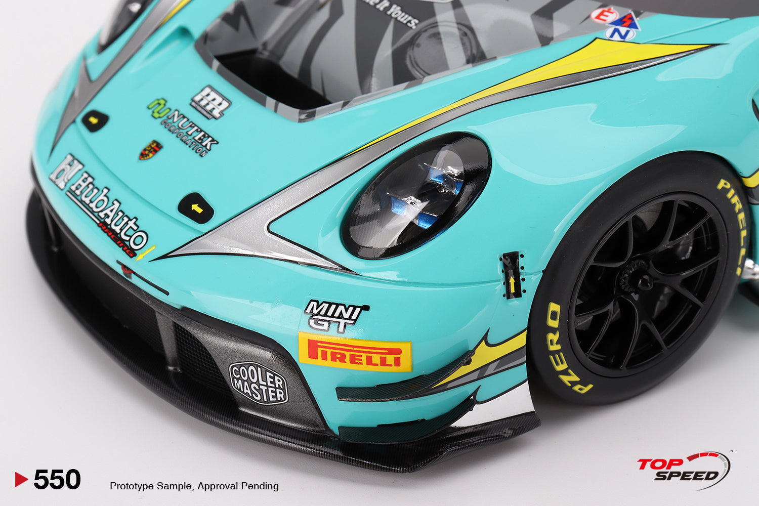 TOPSPEED 1:18 Porsche 911 GT3 R #27 HubAuto Racing 2023 FIA