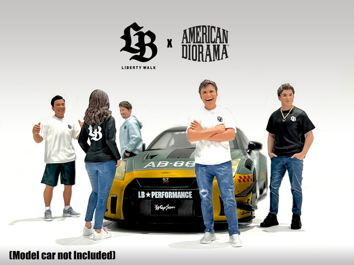 [Preorder] American Diorama 1:18 Team Liberty Walk Resin Figures