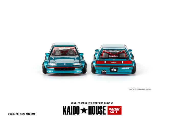 [Preorder] Kaido House + Mini GT 1:64 Honda Civic (EF) Kaido Works V1