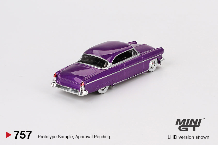 [Preorder] Mini GT 1:64 Lincoln Capri Hot Rod 1954 Purple Metallic