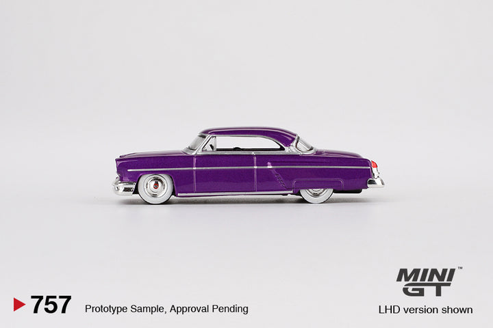 [Preorder] Mini GT 1:64 Lincoln Capri Hot Rod 1954 Purple Metallic