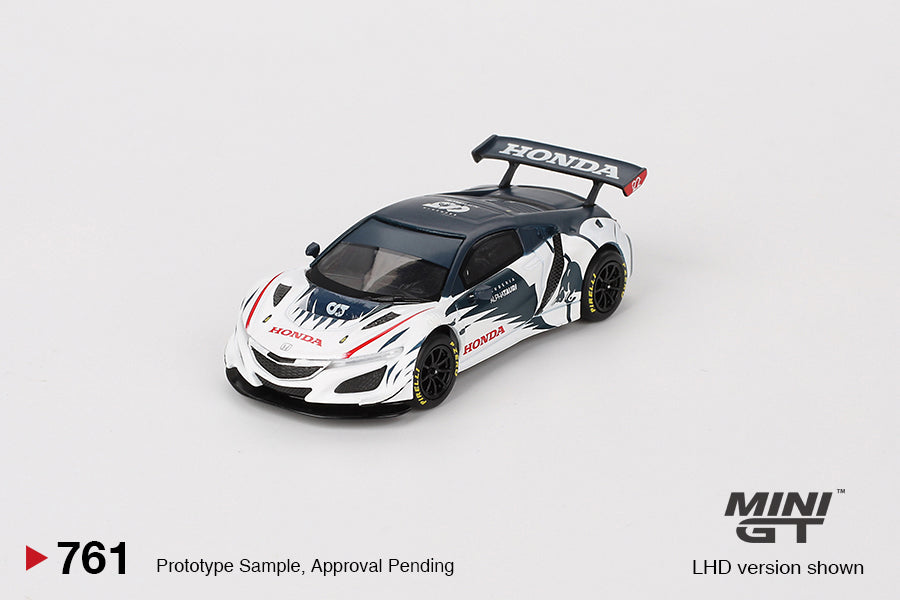 Mini GT 1:64 Honda NSX GT3 EVO Alpha Tauri Yuki Tsunoda 2023