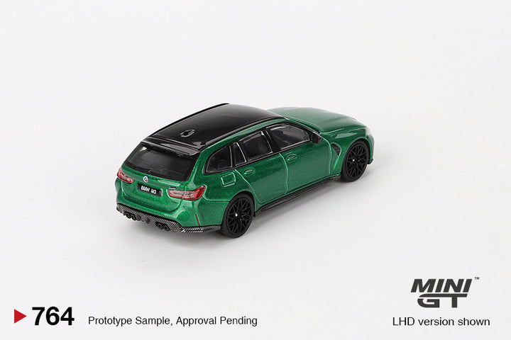 [Preorder] Mini GT 1:64 BMW M3 Competition Touring Isle of Man Green Metallic