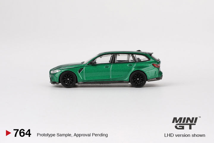 [Preorder] Mini GT 1:64 BMW M3 Competition Touring Isle of Man Green Metallic