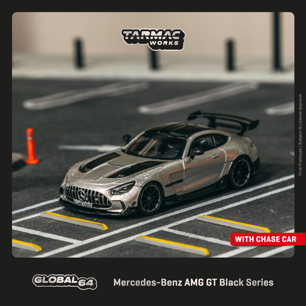 Tarmac Works 1:64 Mercedes-Benz AMG GT Black Series Silver Tarmac Works 1:64 Mercedes-Benz AMG GT Black Series Silver