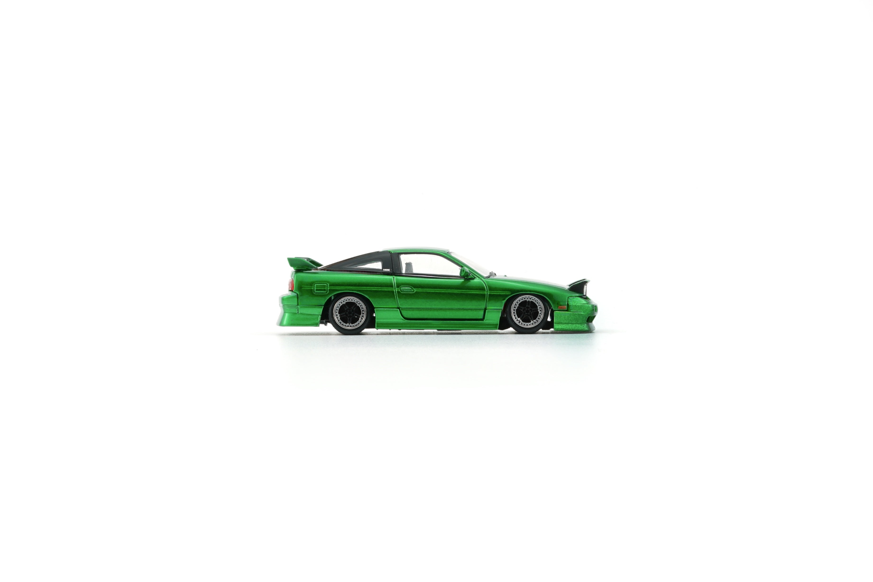 BM Creations 1:64 Nissan Silvia 180SX - Metallic Green (RHD