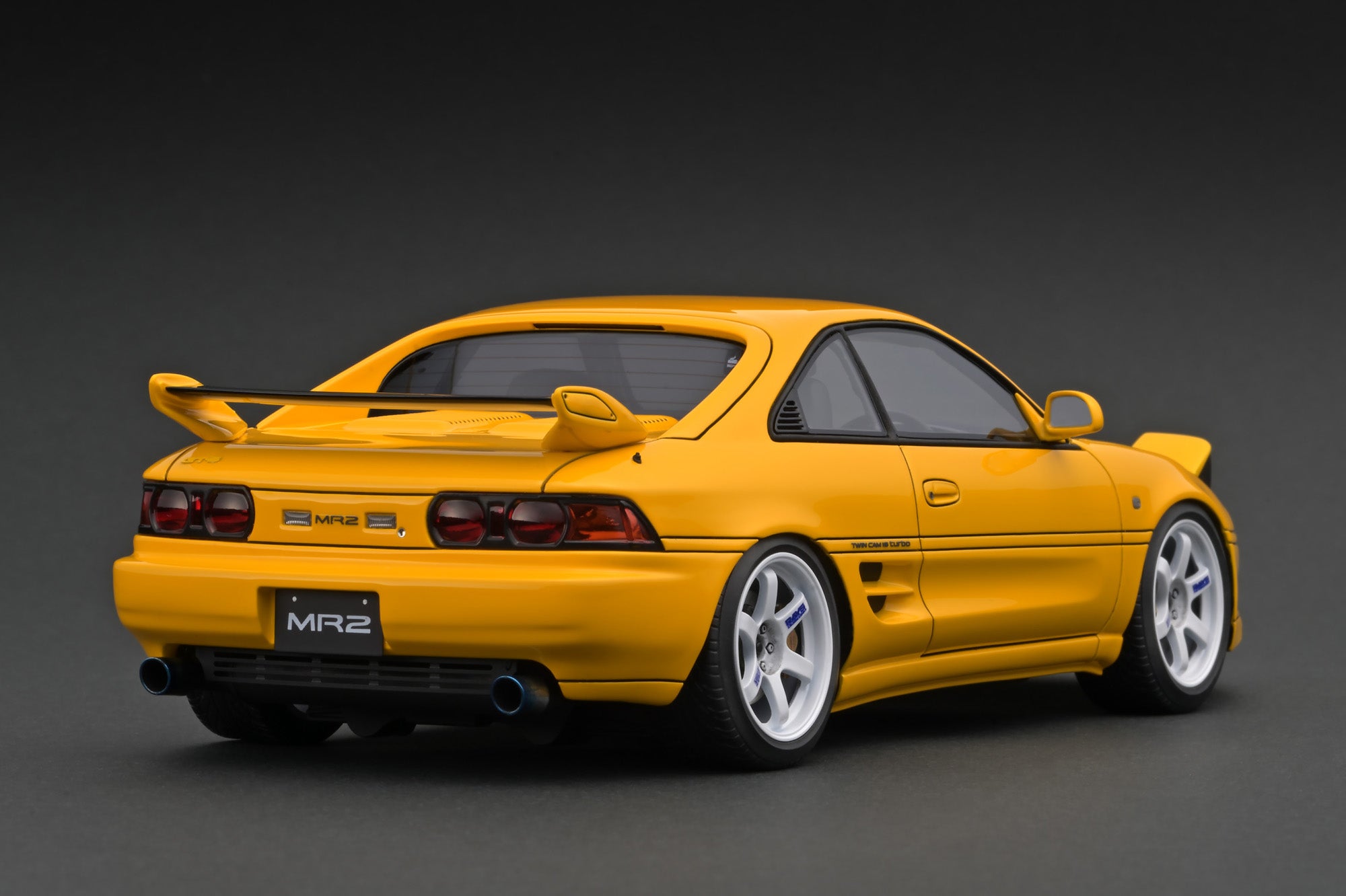 おまけ追加 EBBRO トヨタ MR2 (SW20) 1989年 イエロー Ignition Model 1:18 Toyota MR2 (SW20) Yellow – Horizon Diecast