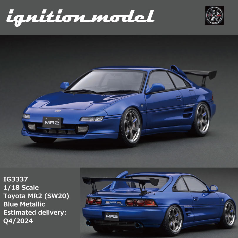 [Preorder] Ignition Model 1:18 Toyota MR2 (SW20) Blue Metallic