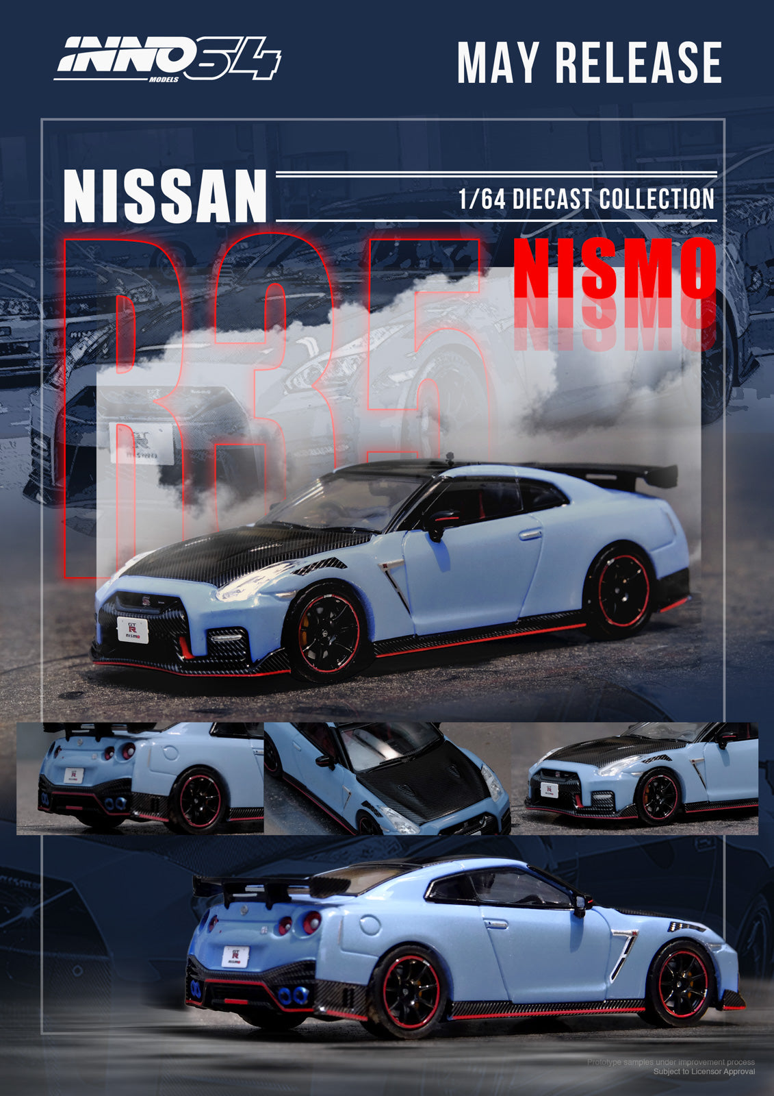 Inno64 1:64 NISSAN GT-R (R35) NISMO SPECIAL EDITION 2022 IN64-R35NSE-S ...