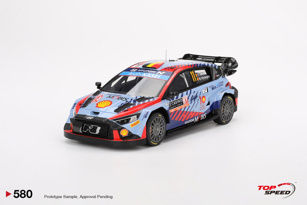 Topspeed 1:18 Hyundai i20 N Rally1 Hybrid #11 2024 Rally Monte