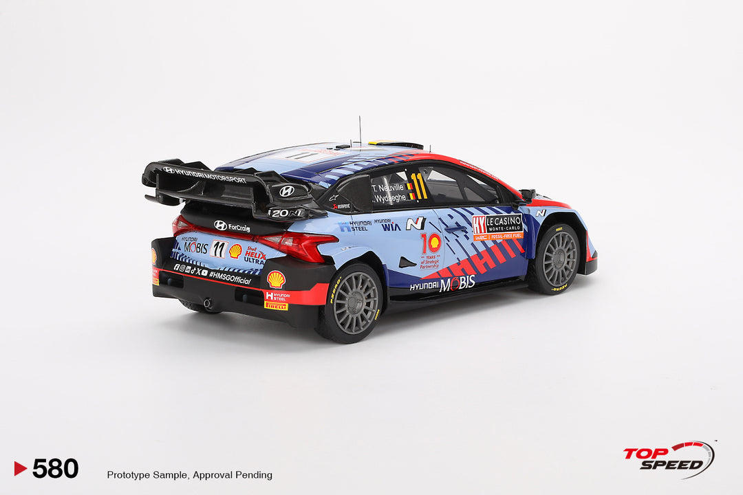 [Preorder] Topspeed 1: Hyundai i20 N Rally1 Hybrid #11 2024 Rally Monte Carlo Winner 2024