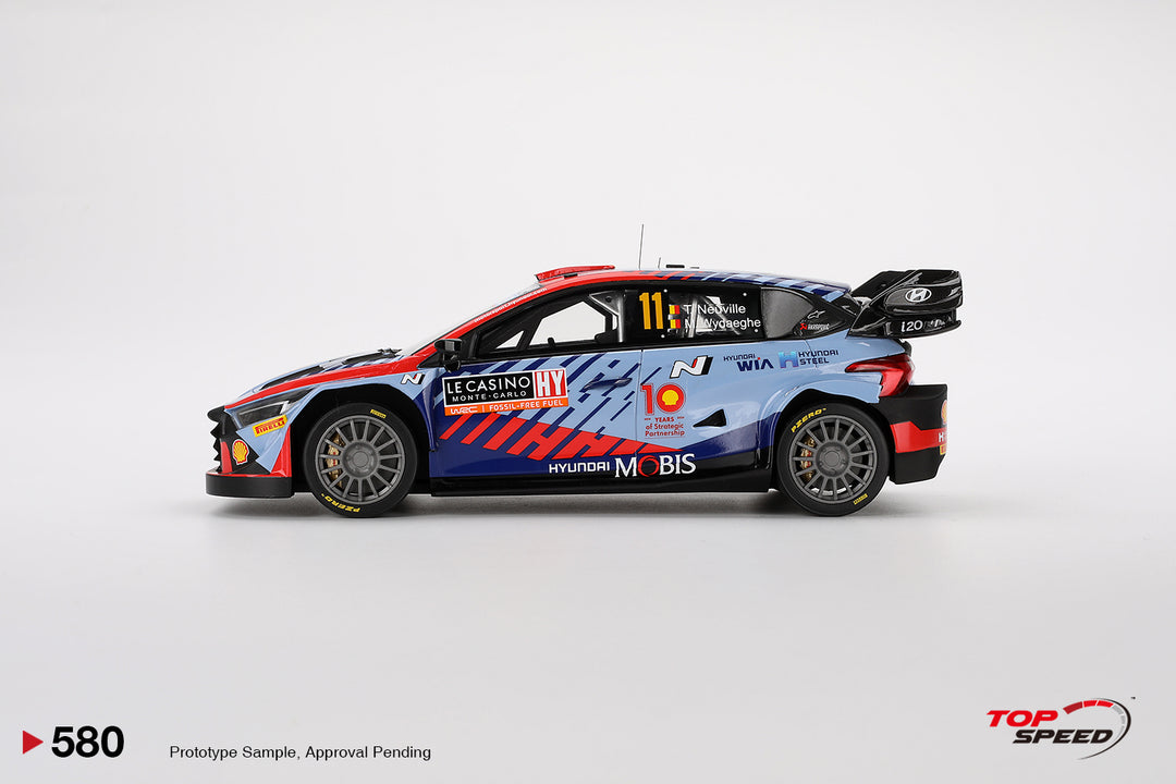 [Preorder] Topspeed 1: Hyundai i20 N Rally1 Hybrid #11 2024 Rally Monte Carlo Winner 2024