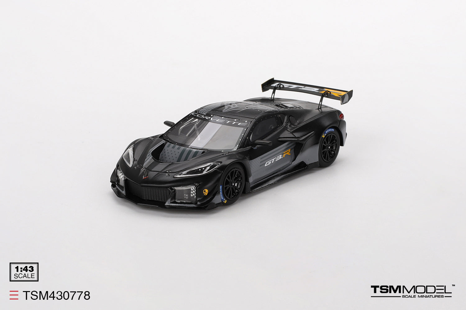 TSM 1:43 Chevrolet Corvette Z06 GT3.R 2023 Road America Test