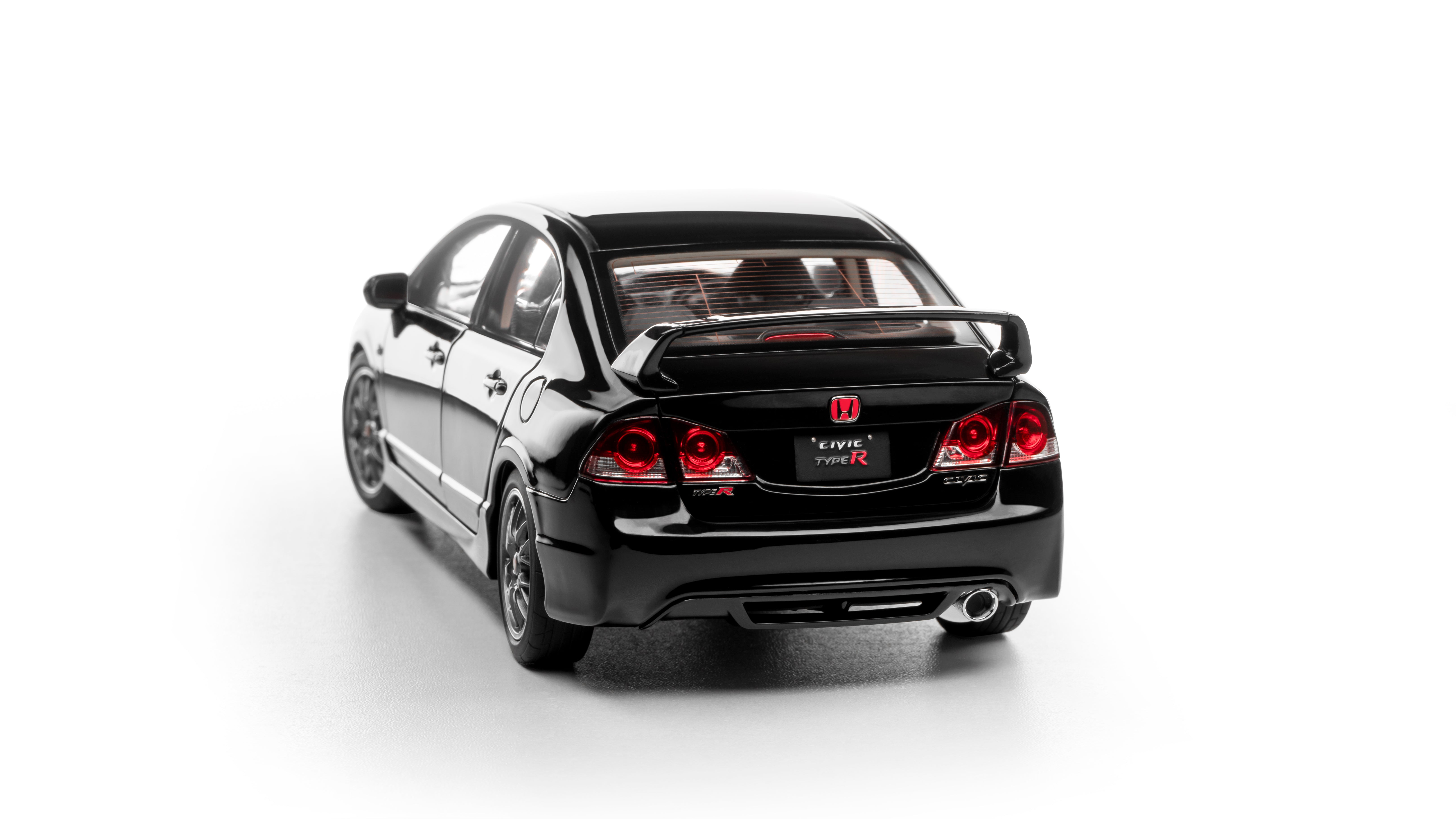 WELL 1:18 HONDA CIVIC TYPE R (FD2) Black WE0002BK – Horizon