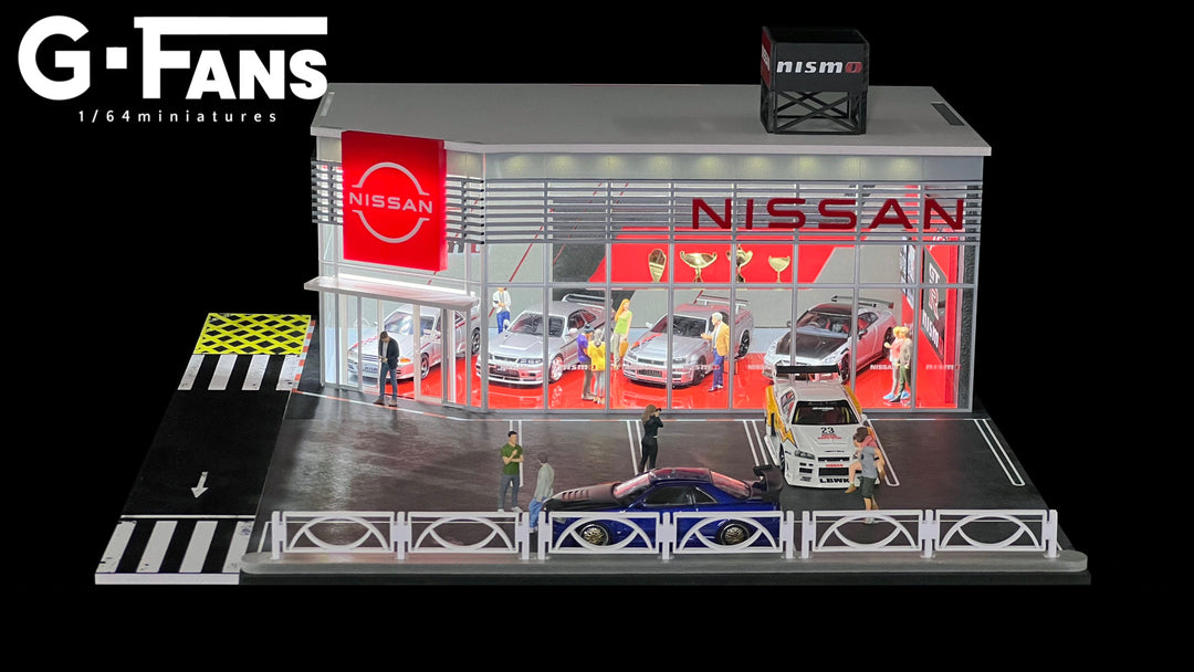 [Preorder] G-Fans 1:64 Nissan Nismo Dealership Diorama 710036