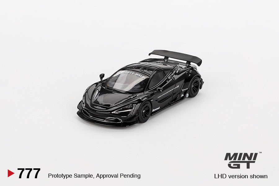 Mini GT 1:64 McLaren 720S LB Works Black MGT00777-BL – Horizon Diecast